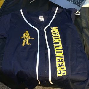PINK WVU Baseball Jersey